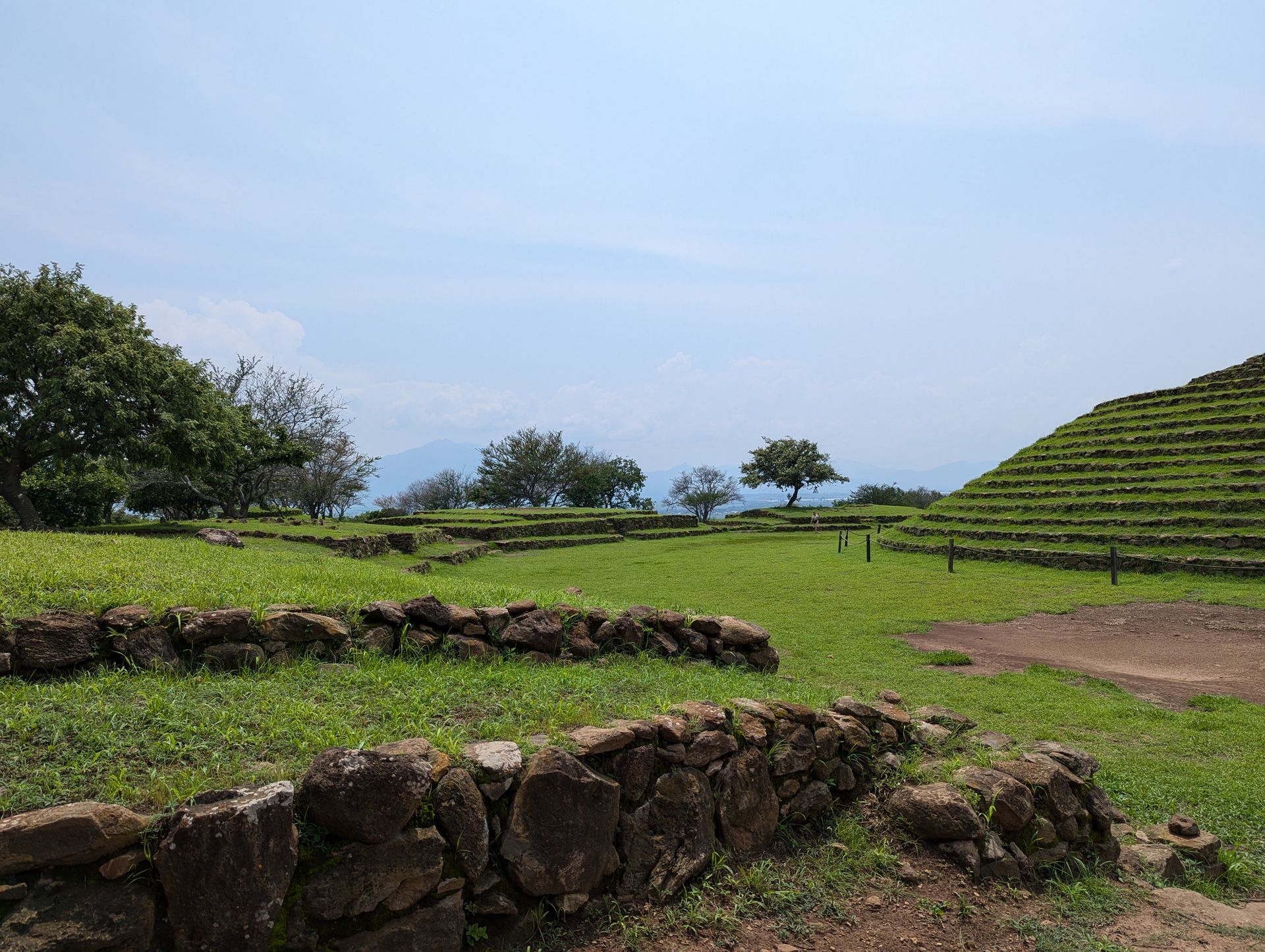 Overview of circular pyramids at Guachimontones