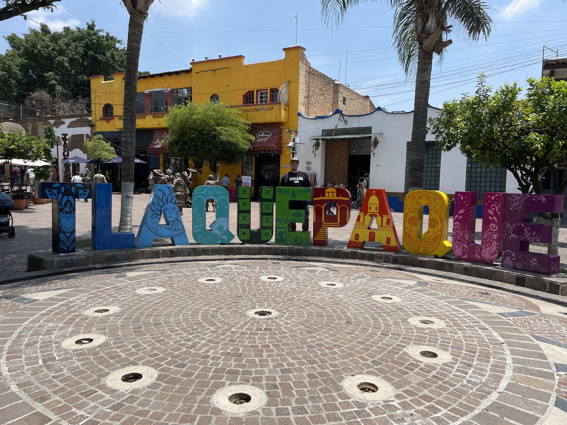 Tlaquepaque plaza letter sign